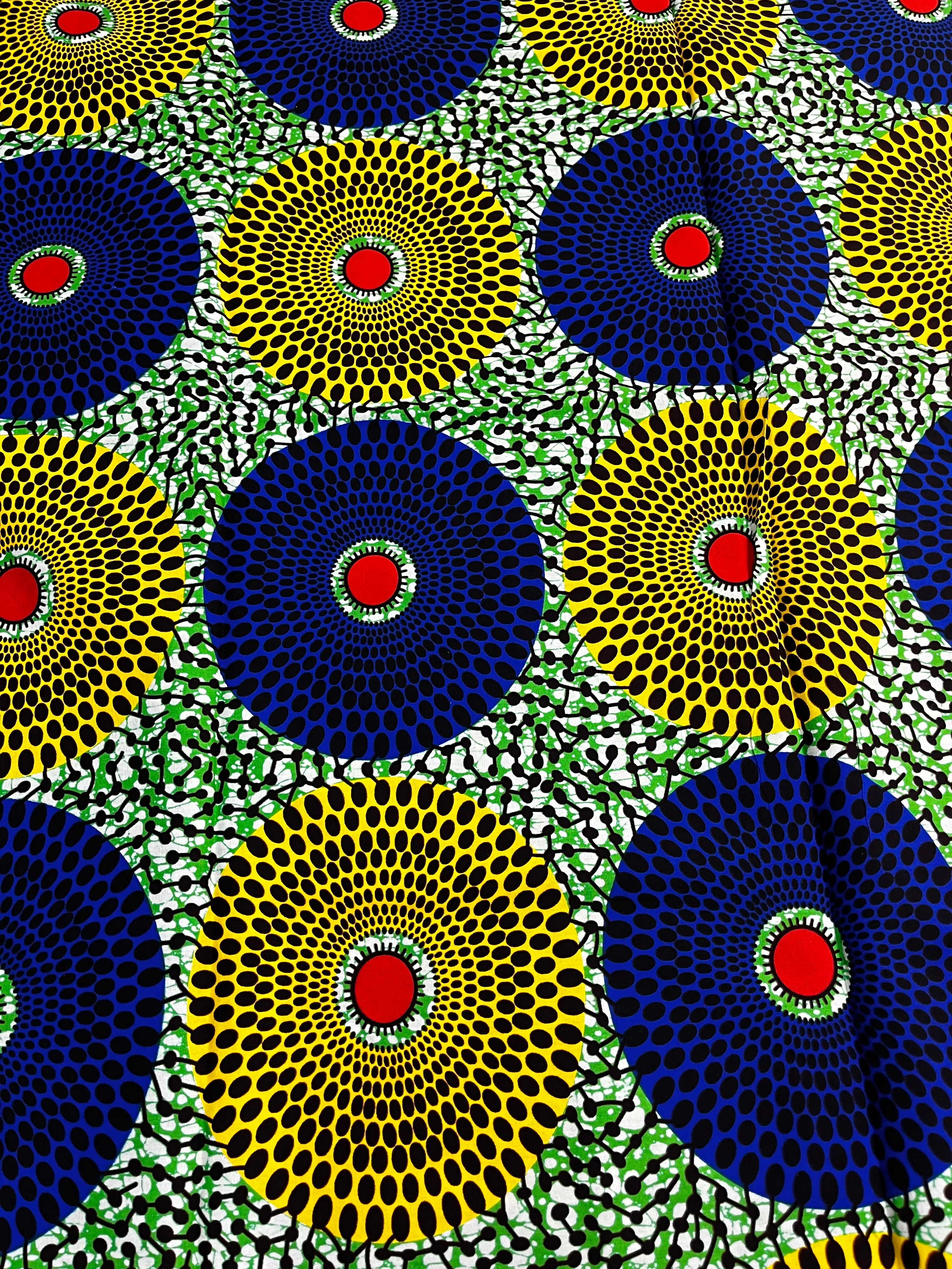 6 yards African print fabric