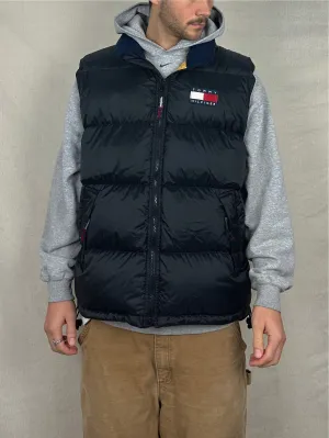 90's Tommy Hilfiger Embroidered Vintage Puffer Vest Size XL