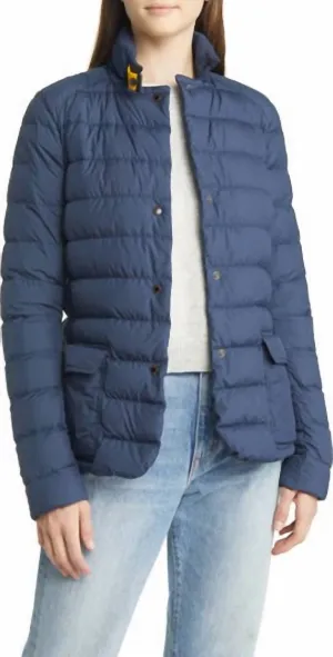 Alisee Puffer Jacket In Navy