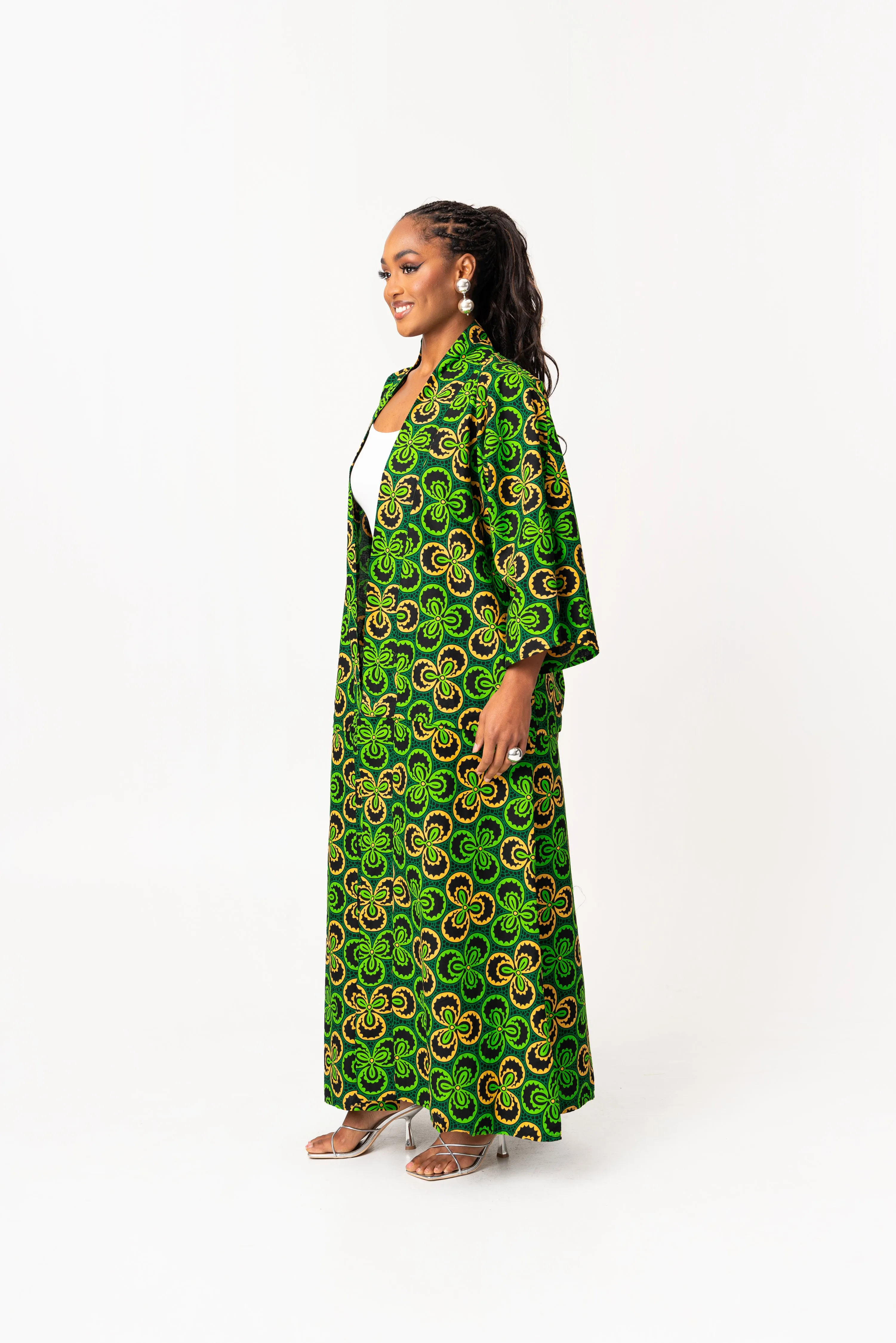 AMA African Print Kimono