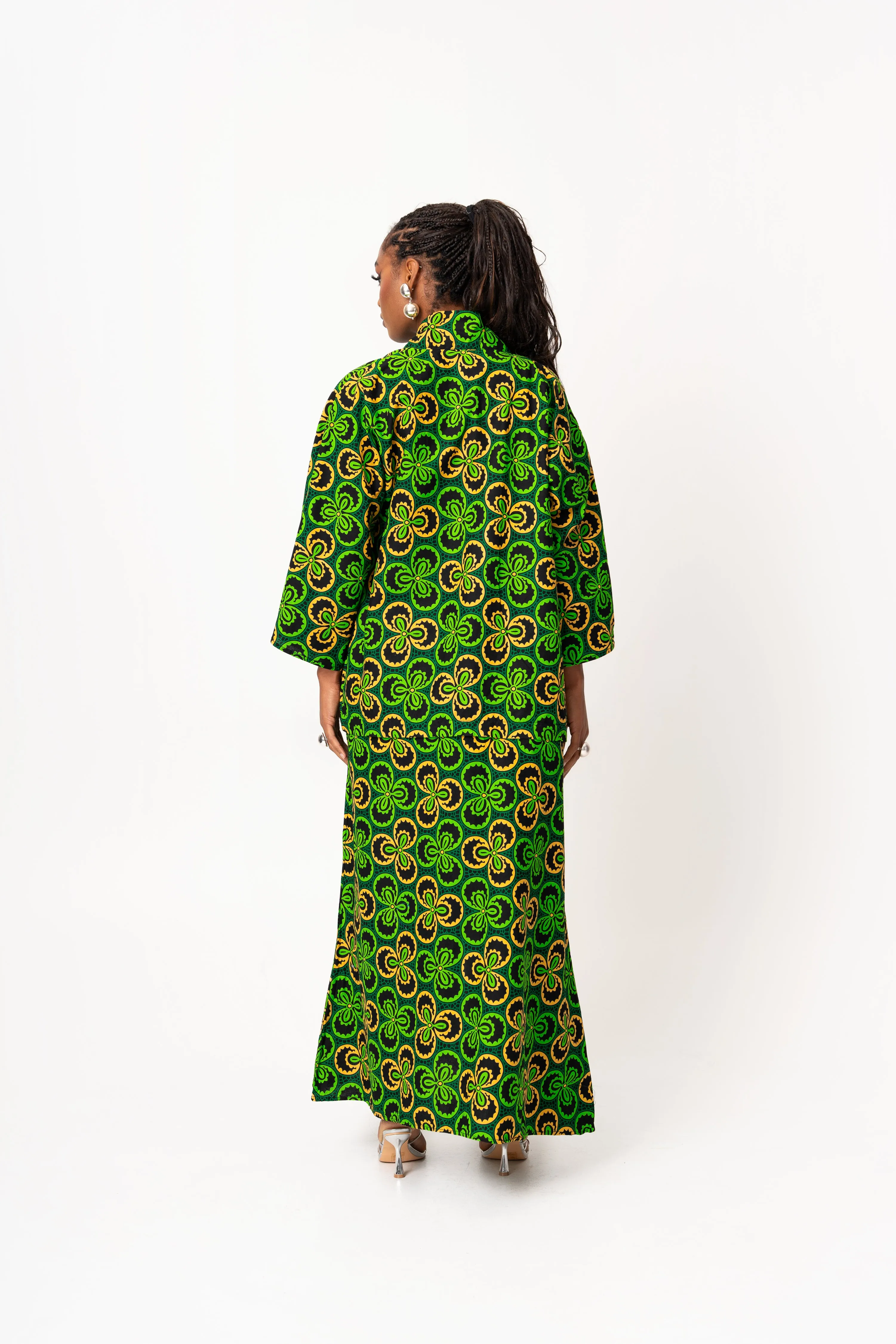 AMA African Print Kimono