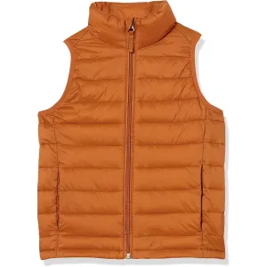 Amazon Essentials Boys and Toddlers' Lightweight Water-Resistant Packable Puffer Vest