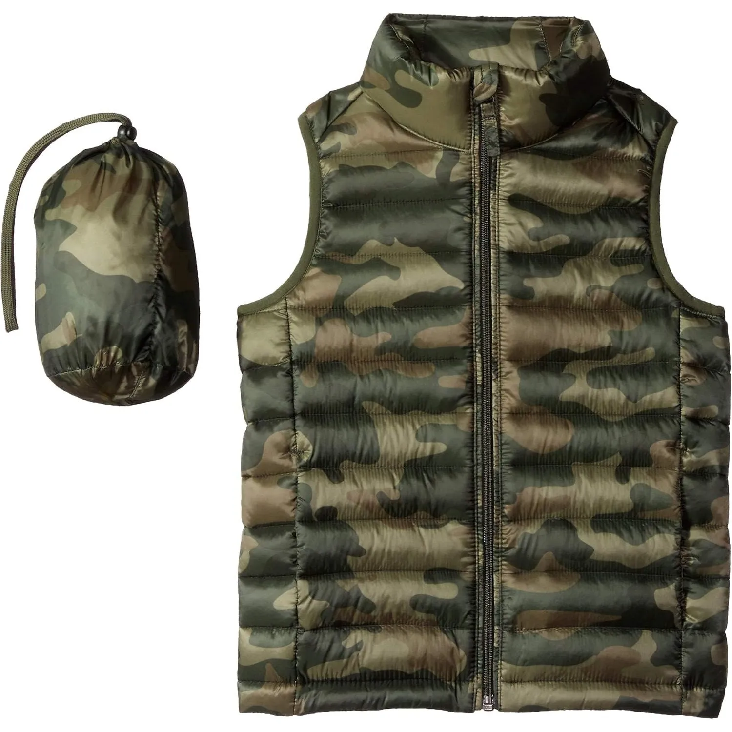 Amazon Essentials Boys and Toddlers' Lightweight Water-Resistant Packable Puffer Vest