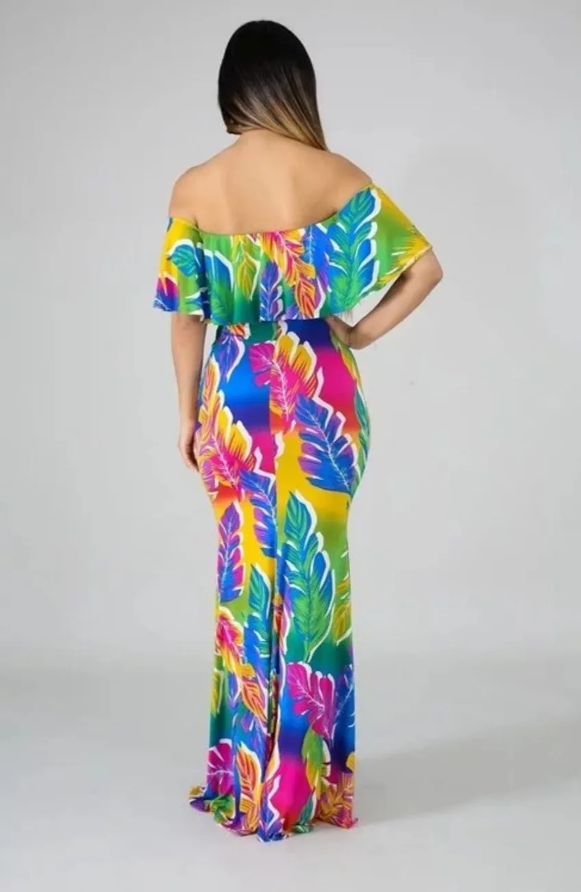 Amrezy Multi-Color Print Dress