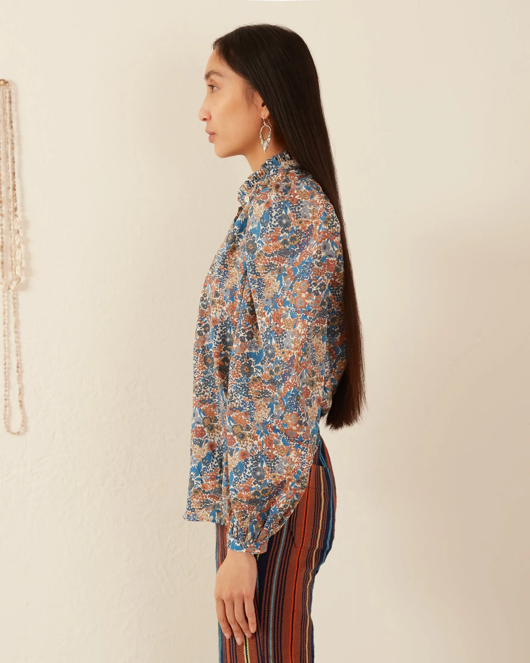 Annabel Liberty Blue Shirt