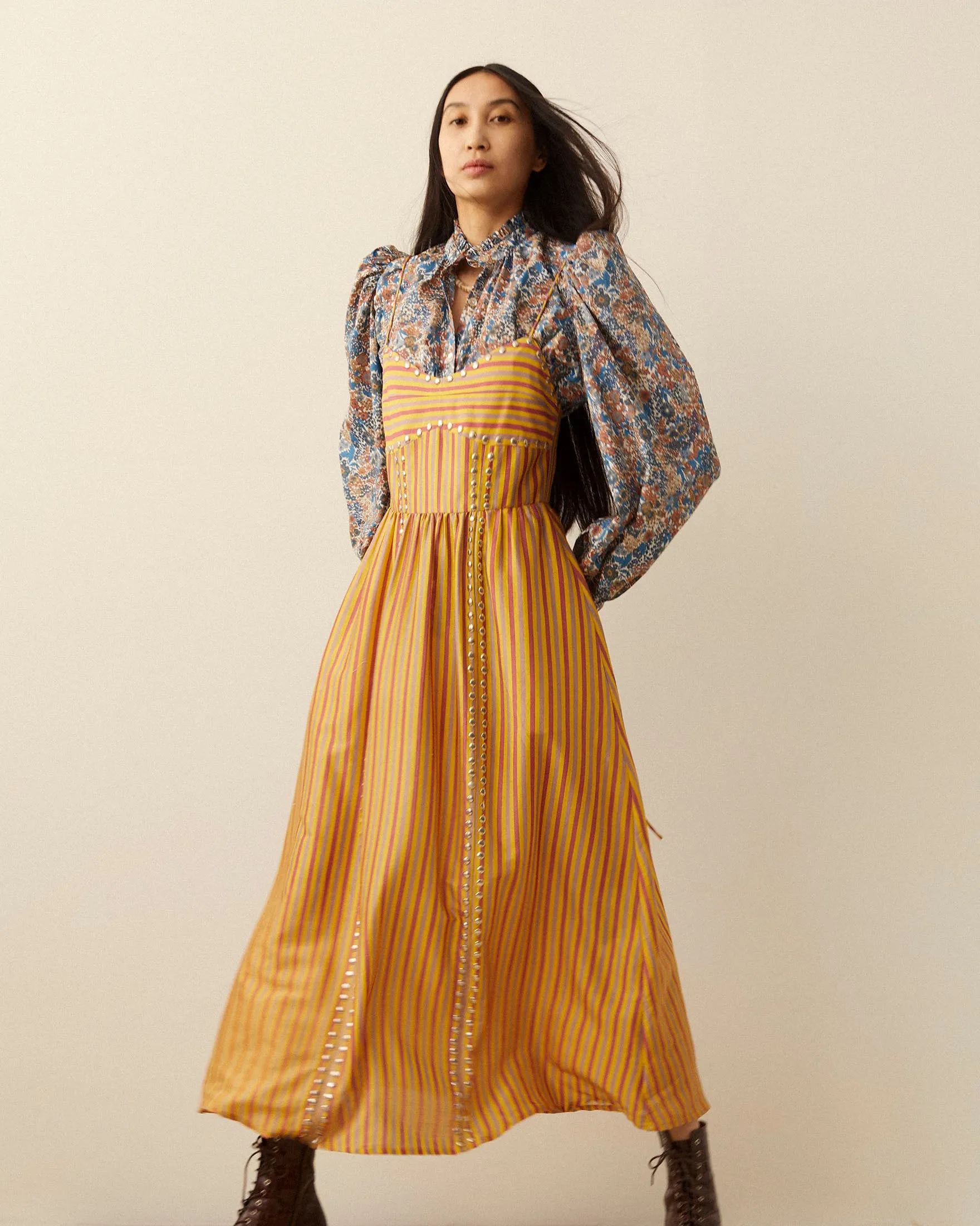 Annabel Liberty Blue Shirt