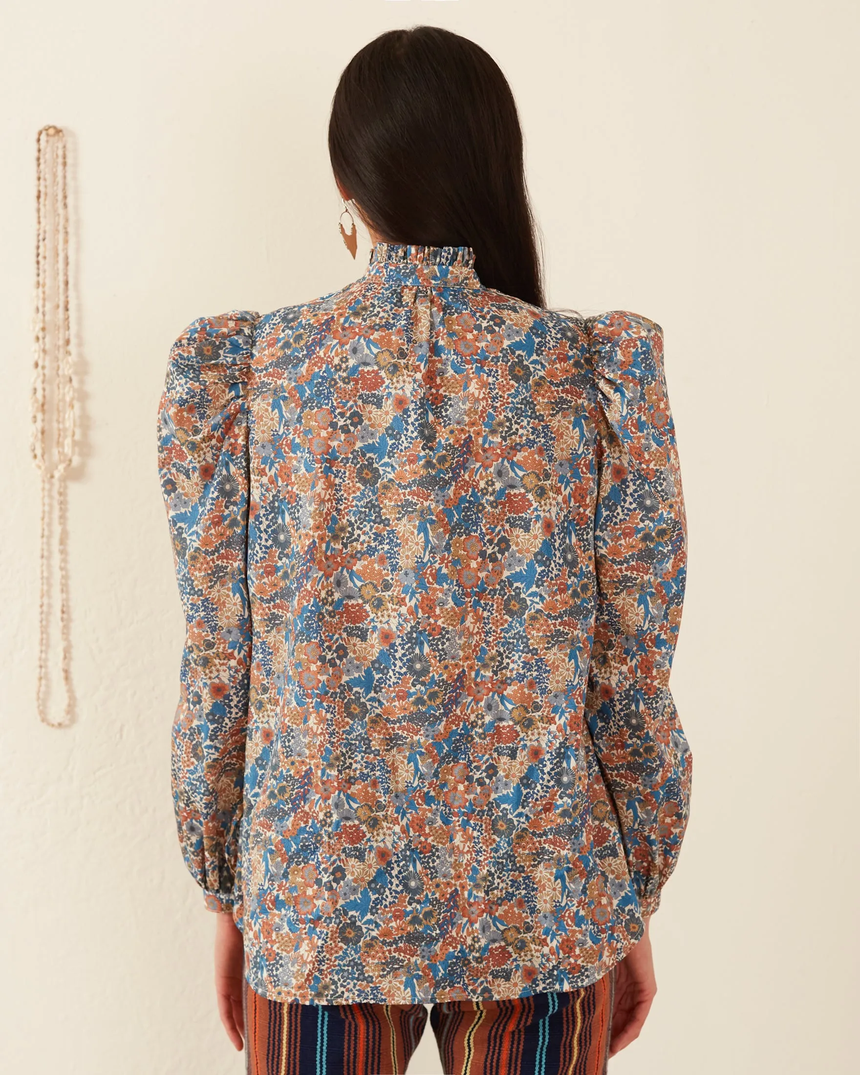Annabel Liberty Blue Shirt