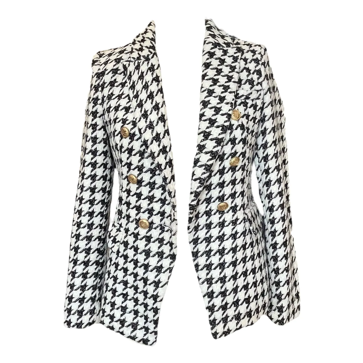 Attentif Black and White Blazer
