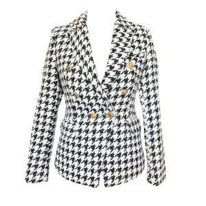 Attentif Black and White Blazer