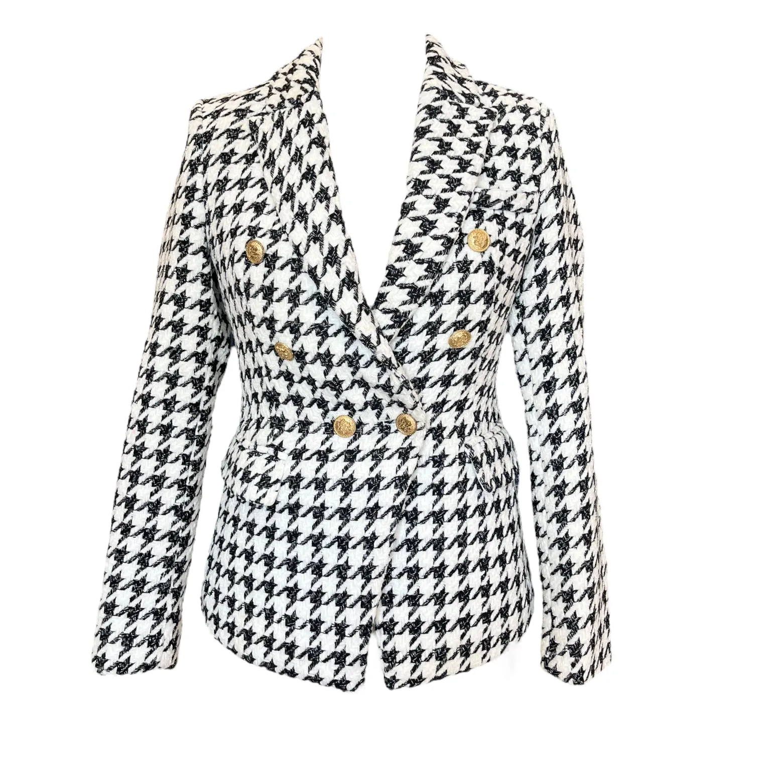 Attentif Black and White Blazer