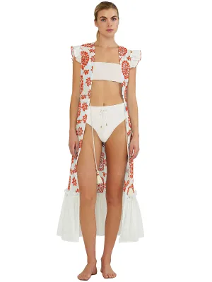 Azalea Ruffled Sleeves Kaftan ::RET