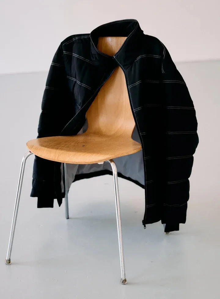 Barney Cools Railed Puffer Jacket - Black
