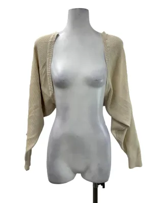 Beige Knitted Cardigan