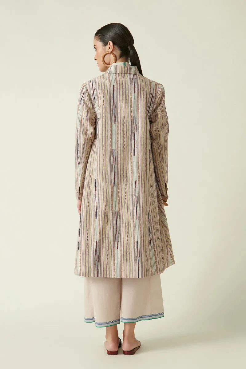 Beige Mentha Long Jacket