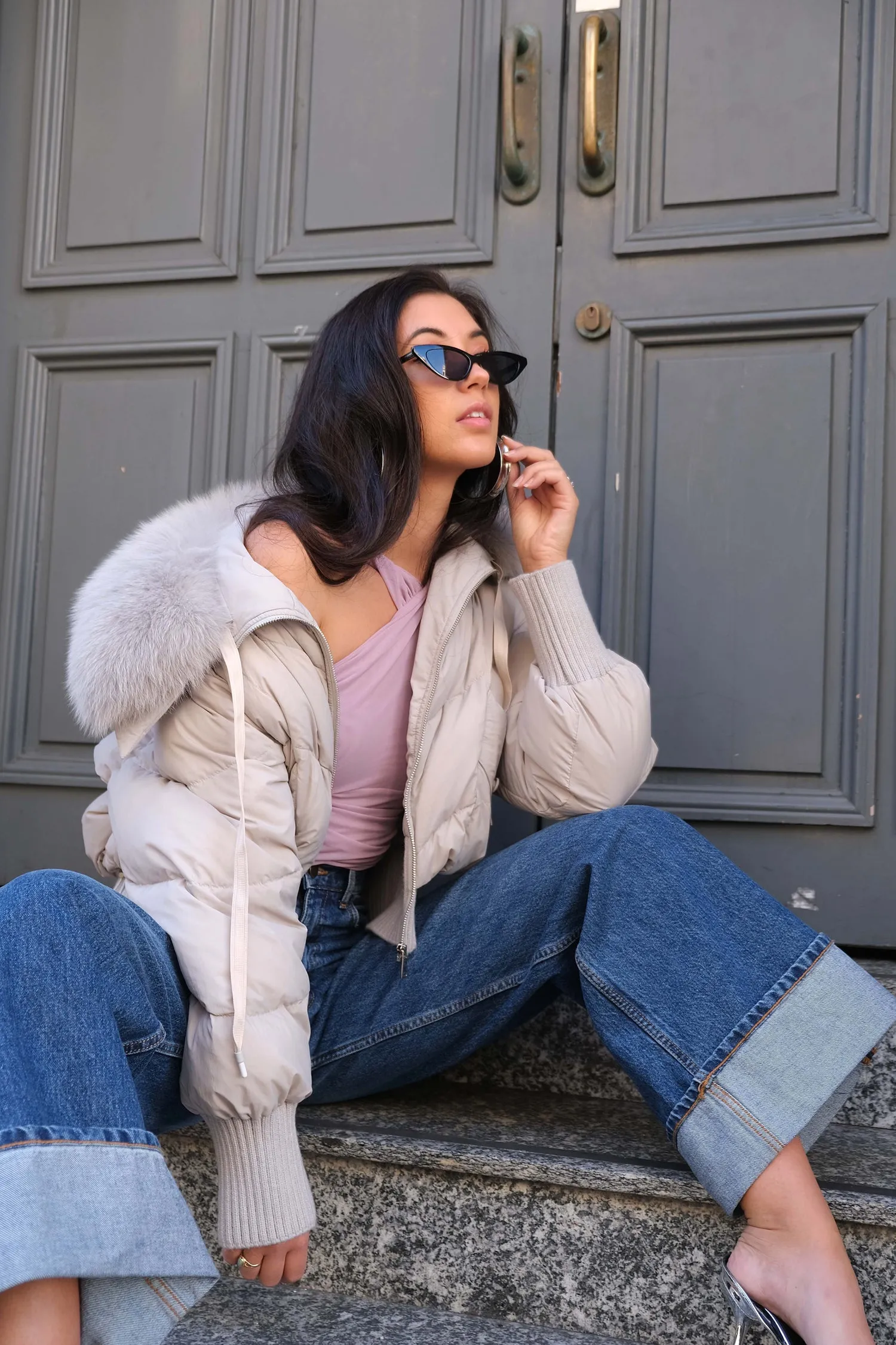 Billie Puffer in Grey