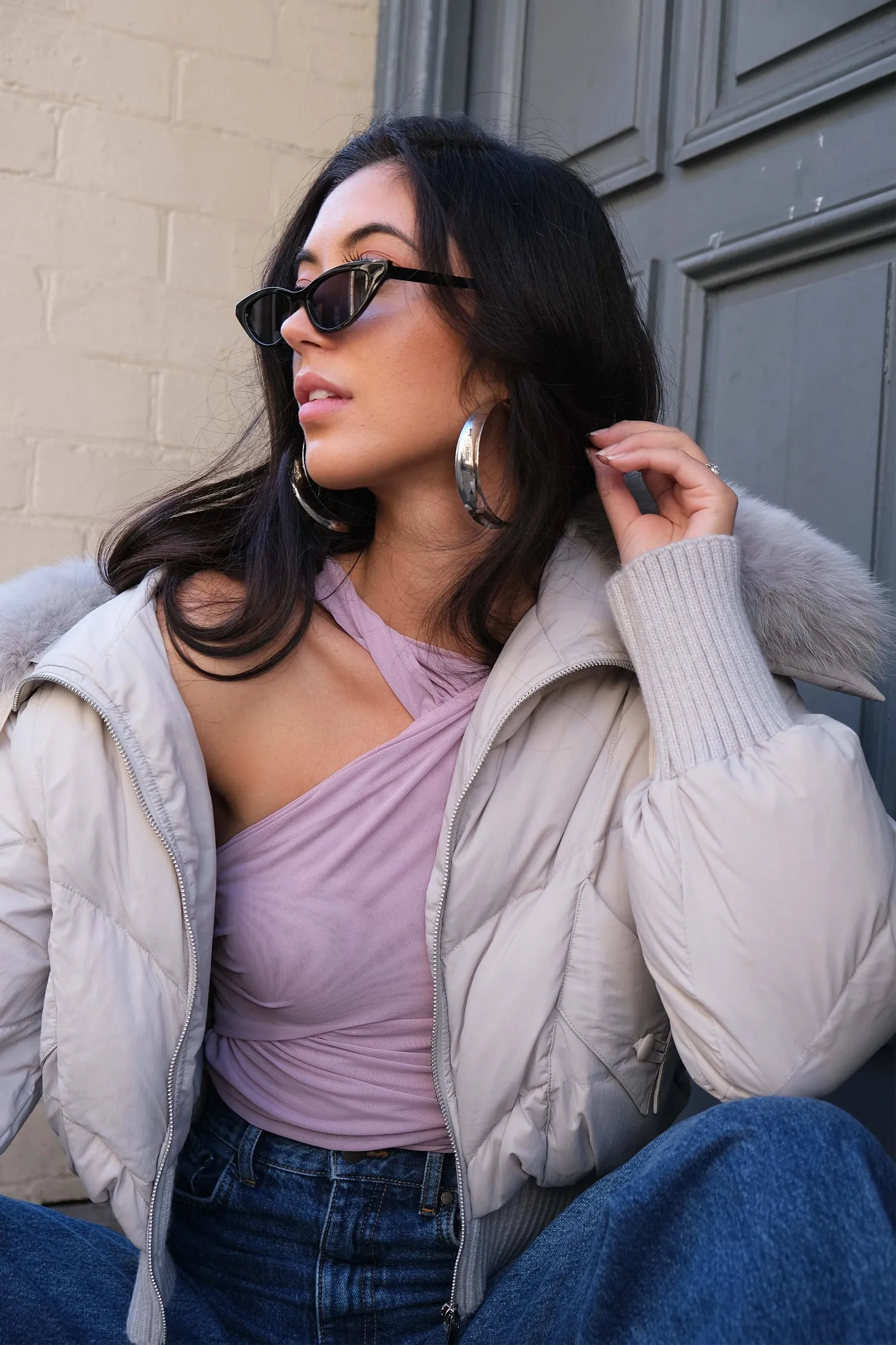 Billie Puffer in Grey