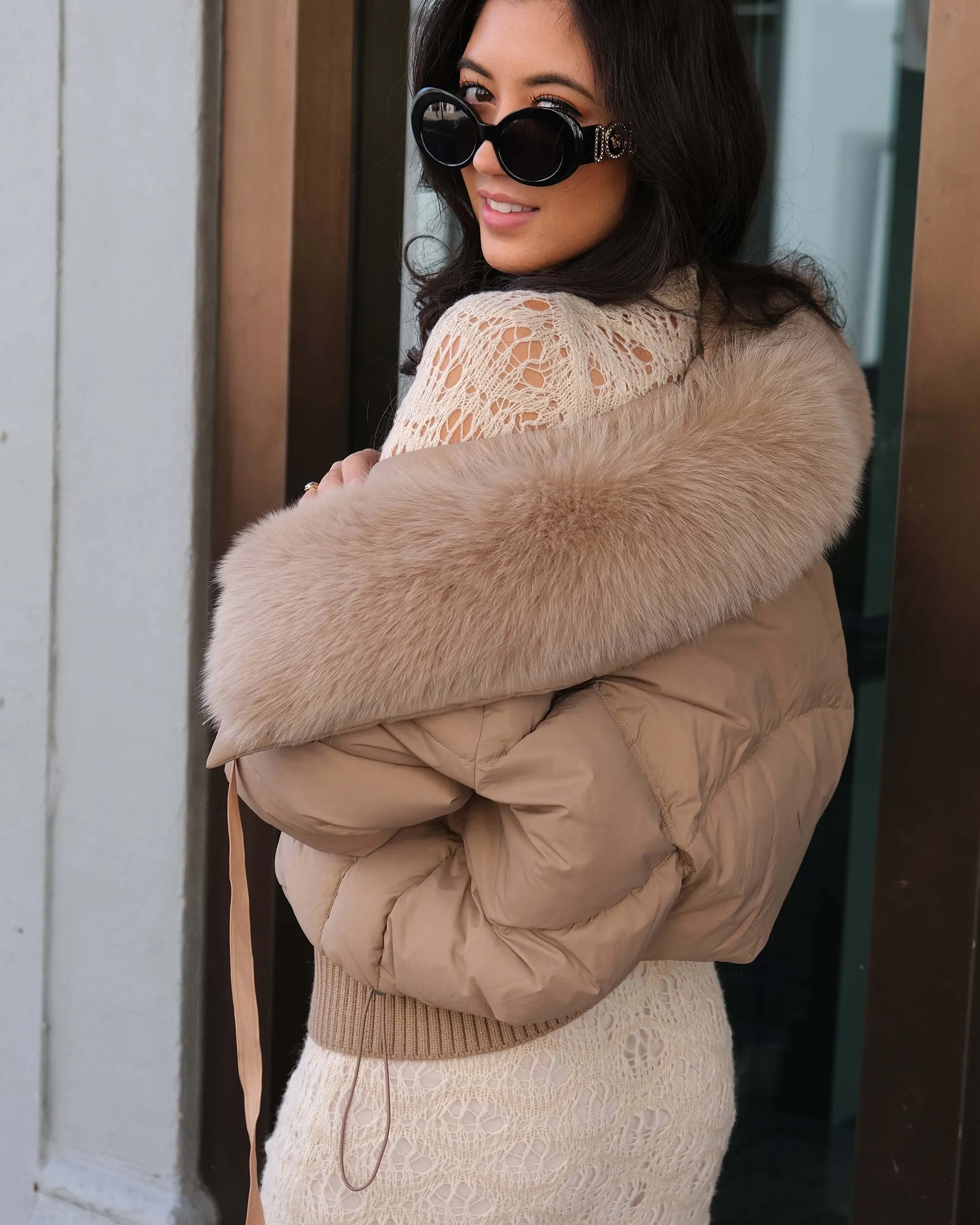 Billie Puffer in Latte