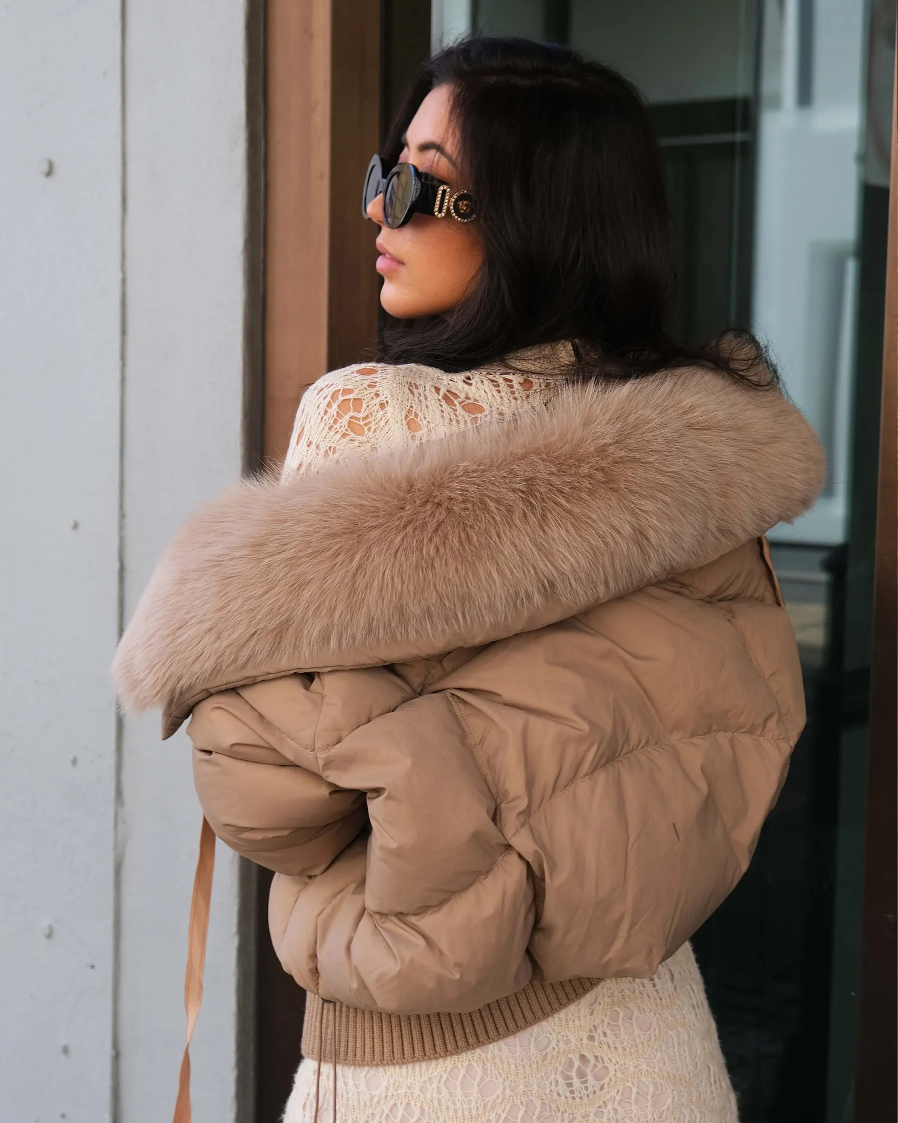 Billie Puffer in Latte
