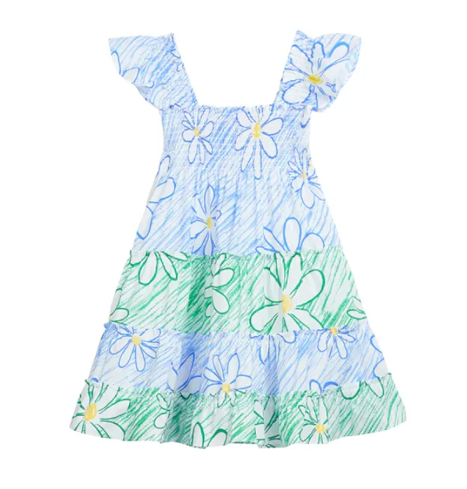 Bisby Girls Twirl Dress Burbank Floral