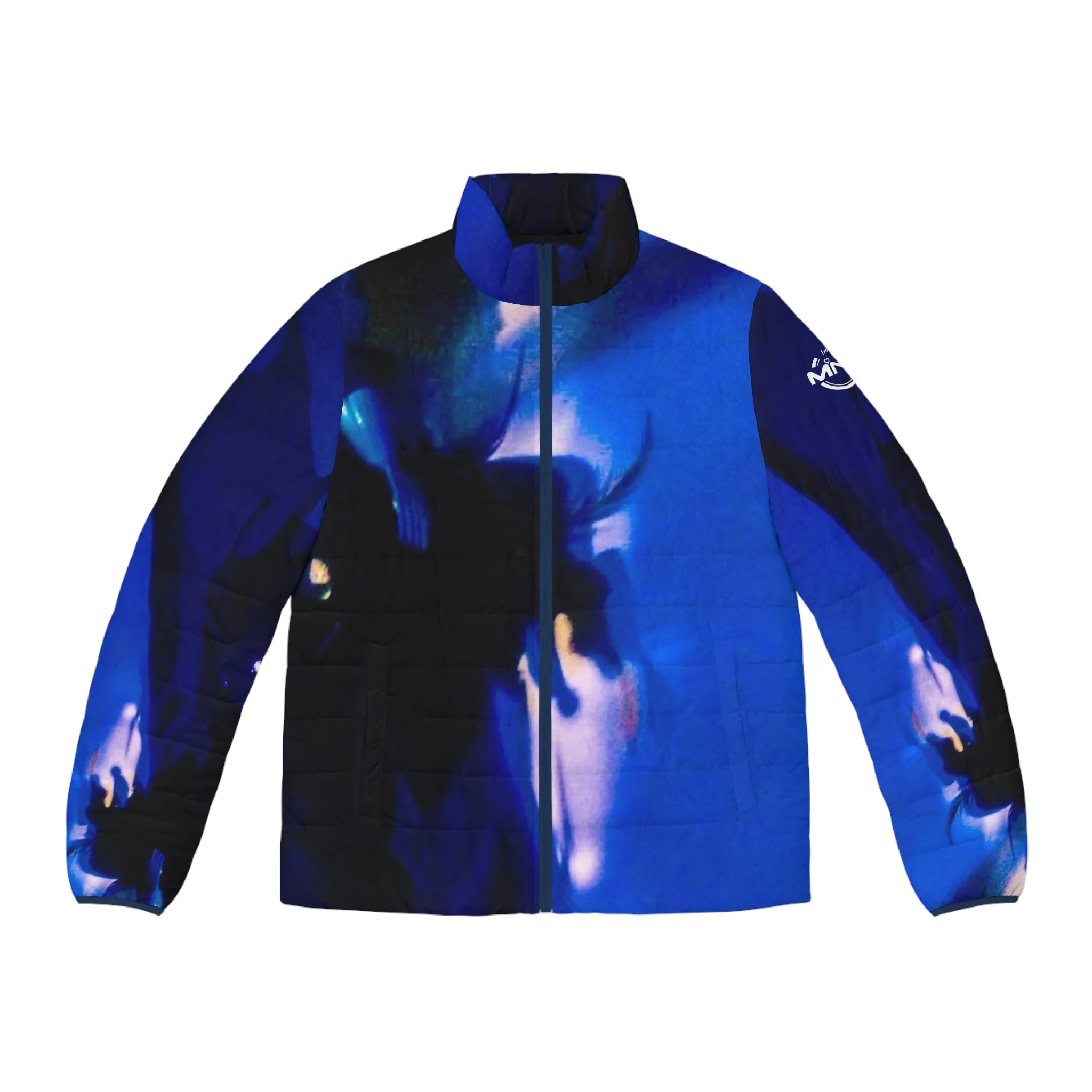 Blue Indigo Puffer Jacket