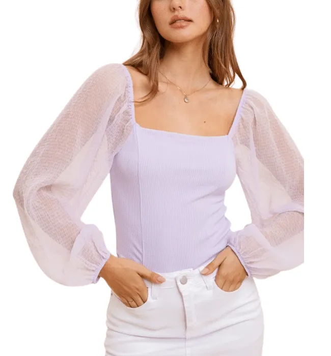 Brooklyn Chiffon Sleeve Top