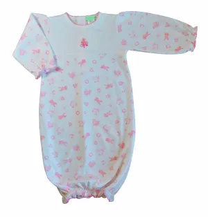Bunny toy  Print  Girl's Daygown