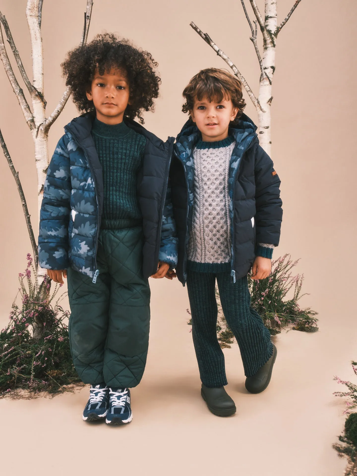Camo | Ink Navy EcoReversible Puffer 6-18mnths Only