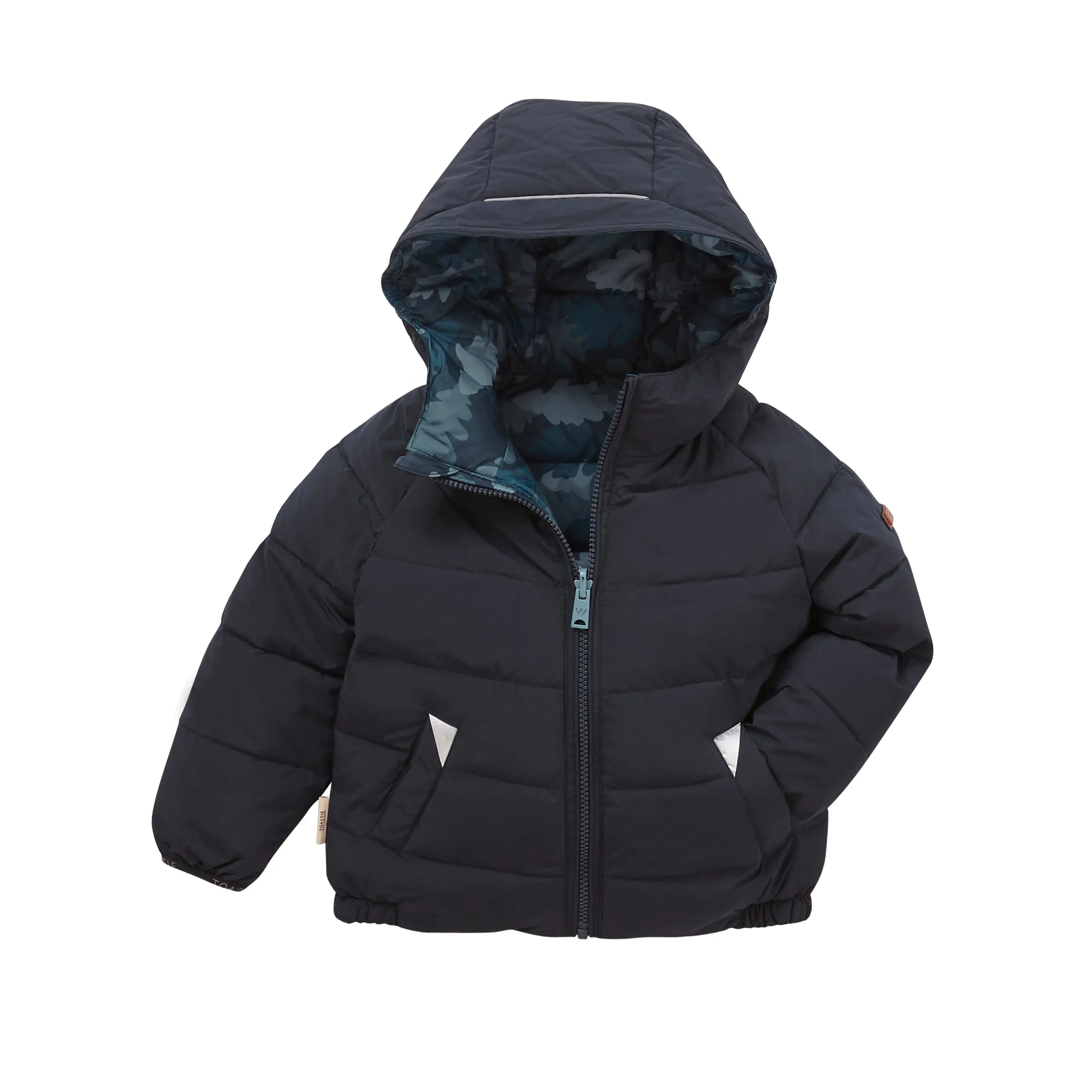 Camo | Ink Navy EcoReversible Puffer 6-18mnths Only