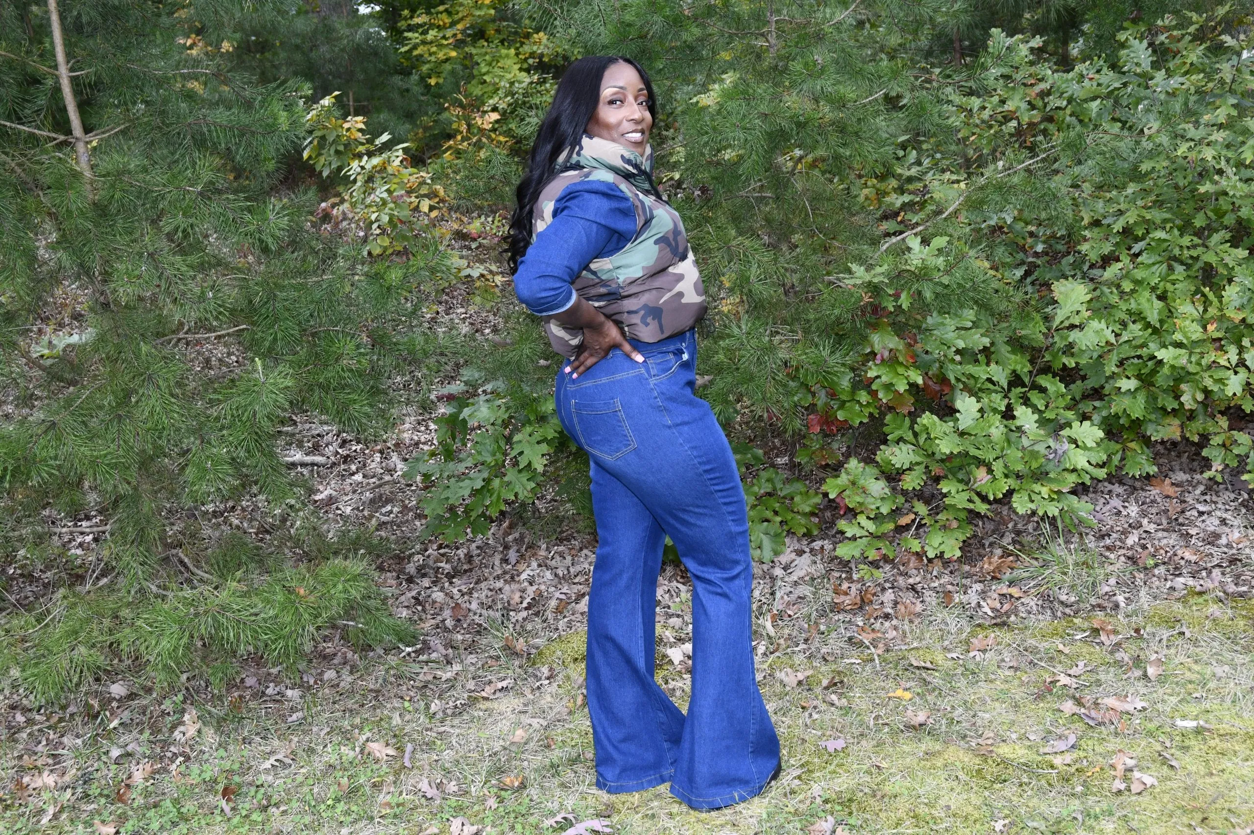 Camouflage Puffer Vest