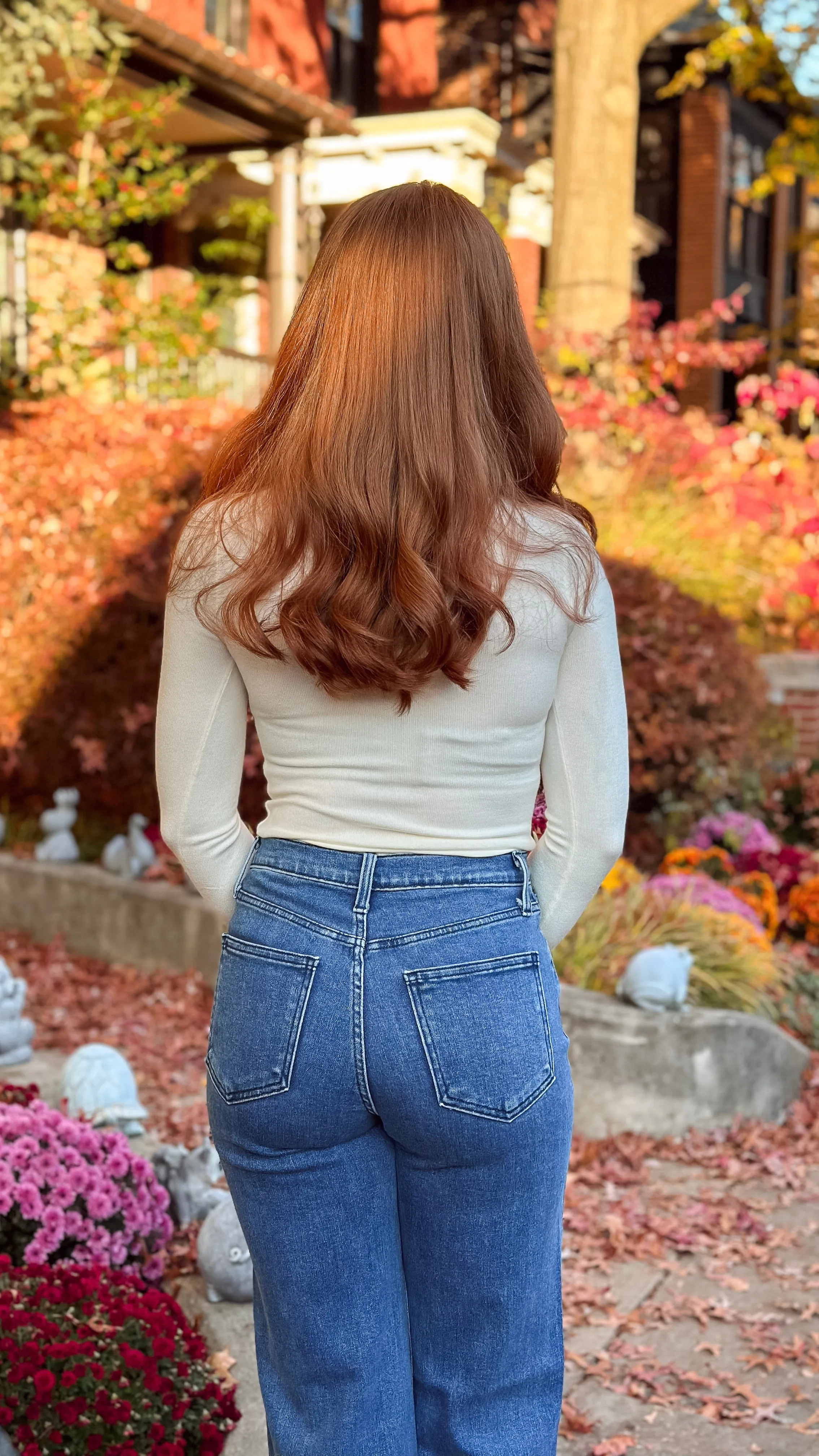 Cassie Cream Long Sleeve Top