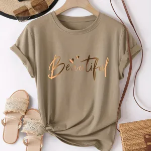 Casual T-Shirt - Relaxed Fit & Soft Cotton Blend