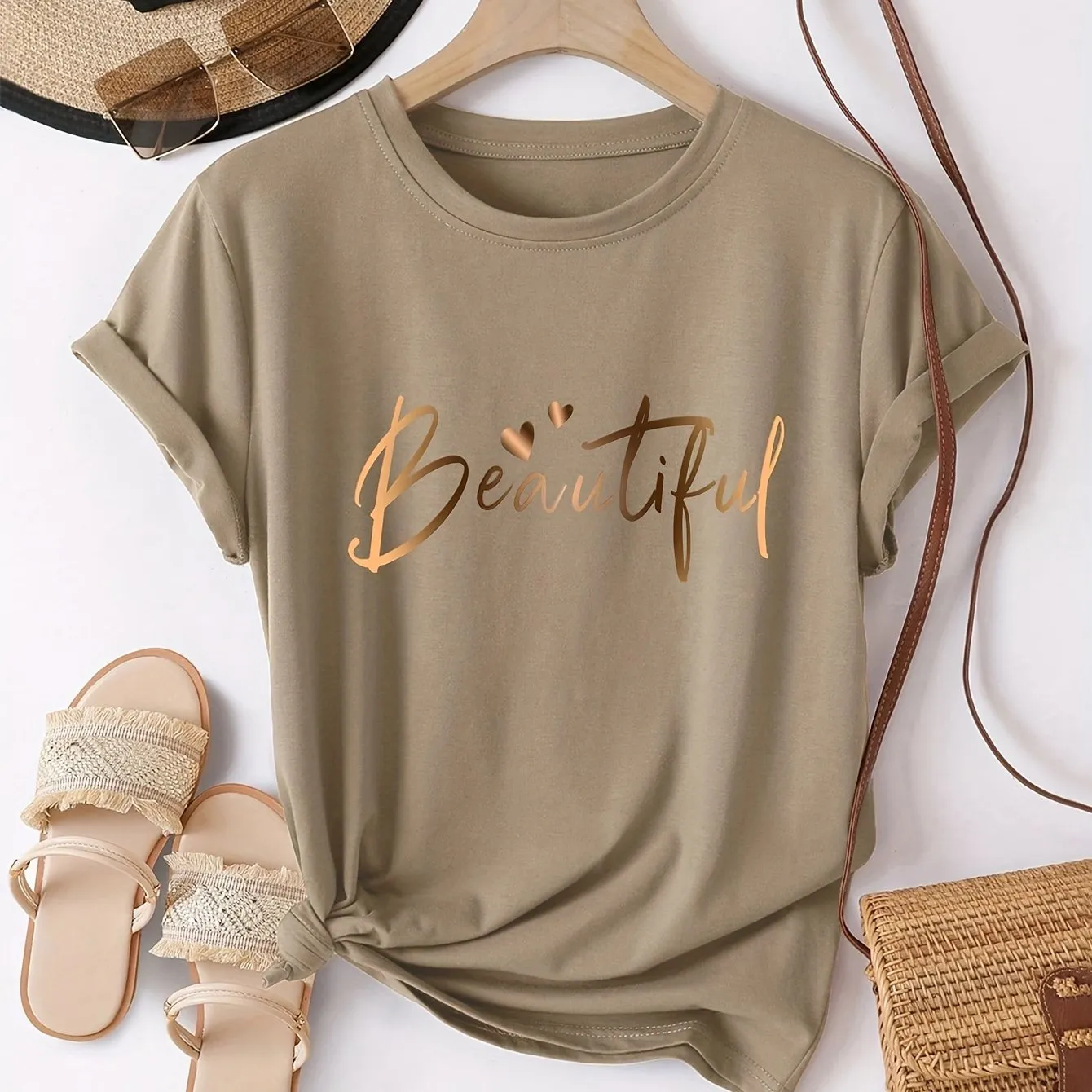 Casual T-Shirt - Relaxed Fit & Soft Cotton Blend