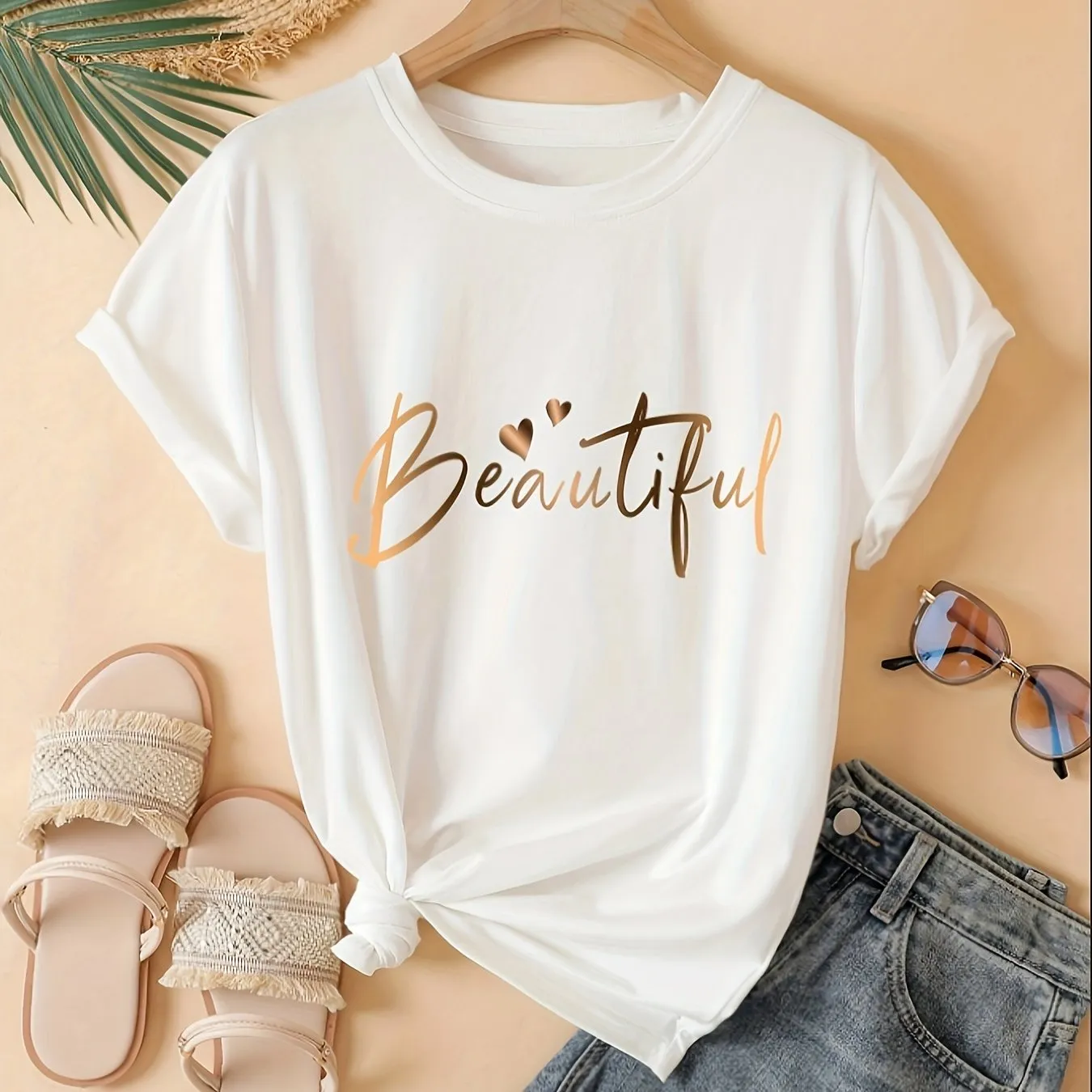 Casual T-Shirt - Relaxed Fit & Soft Cotton Blend