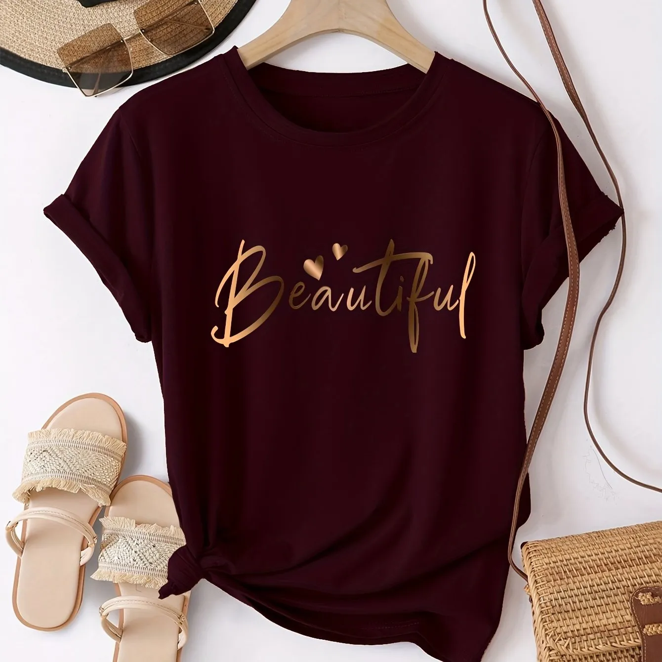 Casual T-Shirt - Relaxed Fit & Soft Cotton Blend