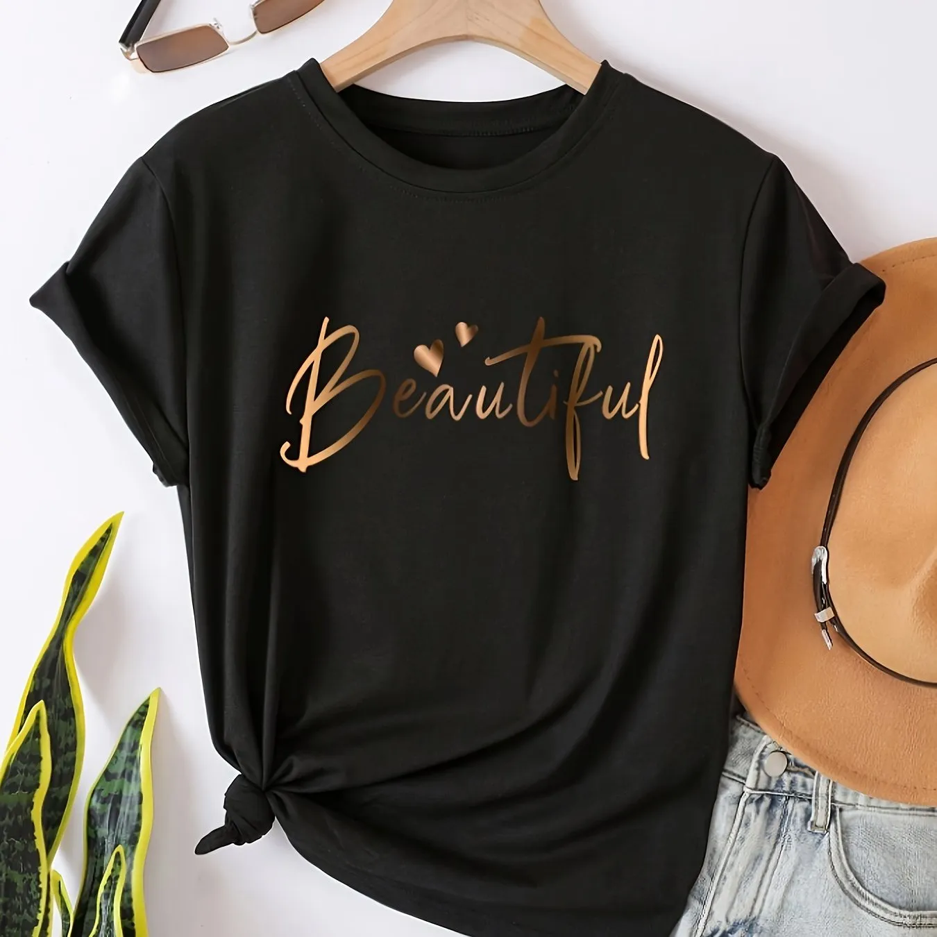 Casual T-Shirt - Relaxed Fit & Soft Cotton Blend