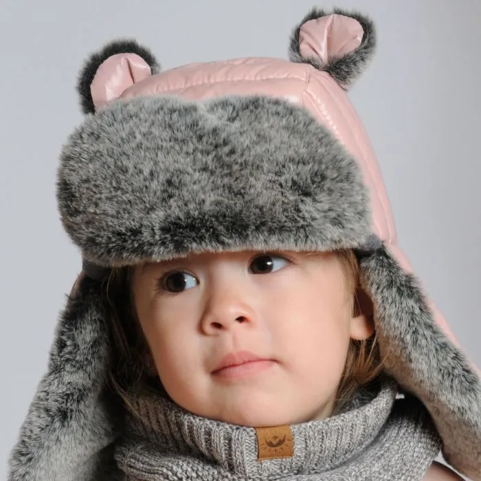 Chapeau puffer ourson 3 à 18 mois Calikids