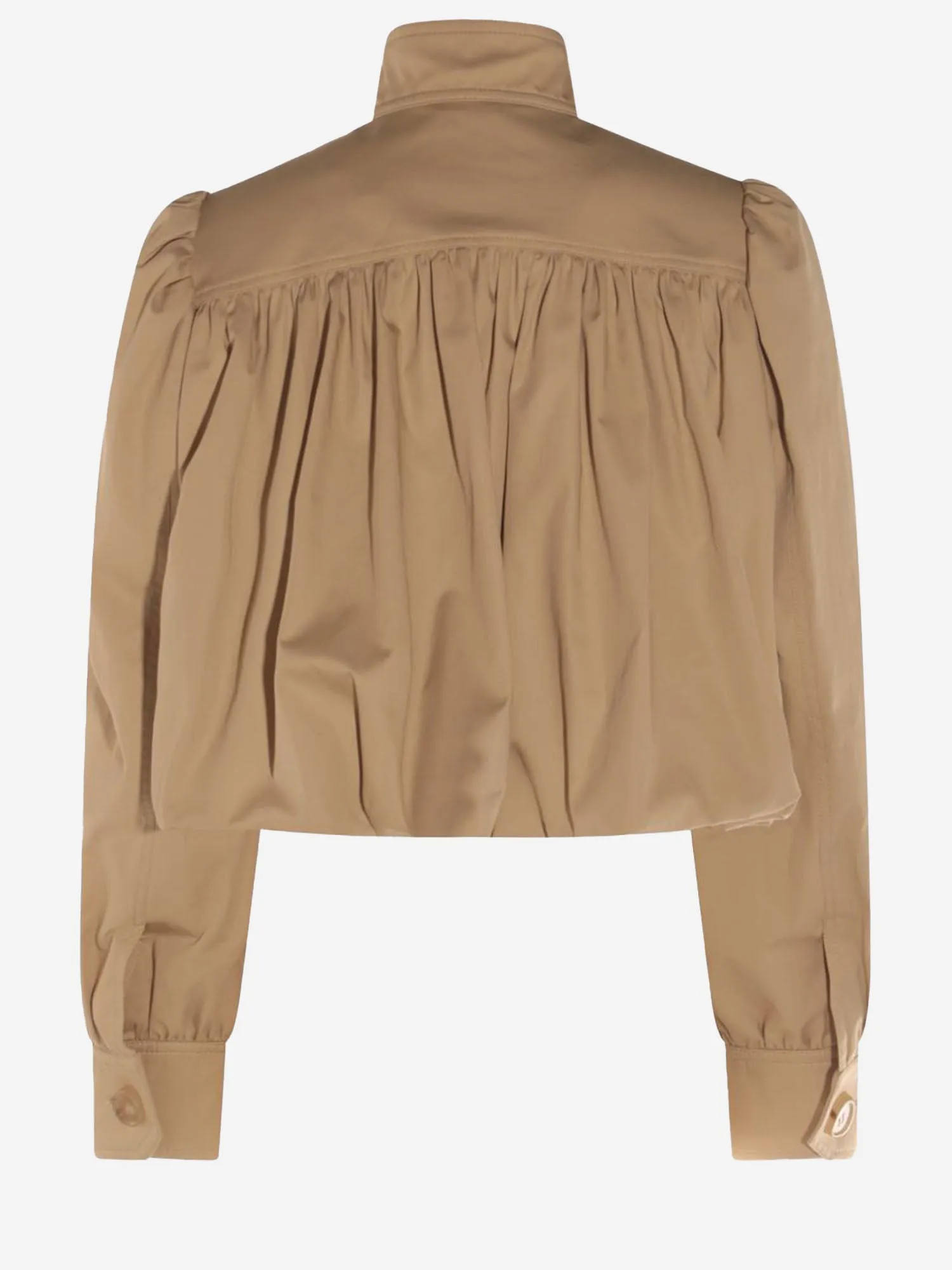 Chloè Cotton Gabardine ruffled boule jacka