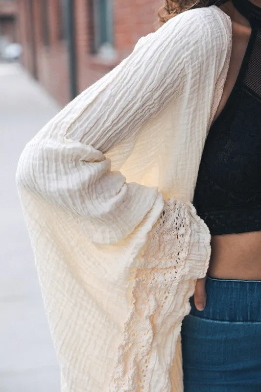 CIAO BELLA BELL SLEEVE KIMONO