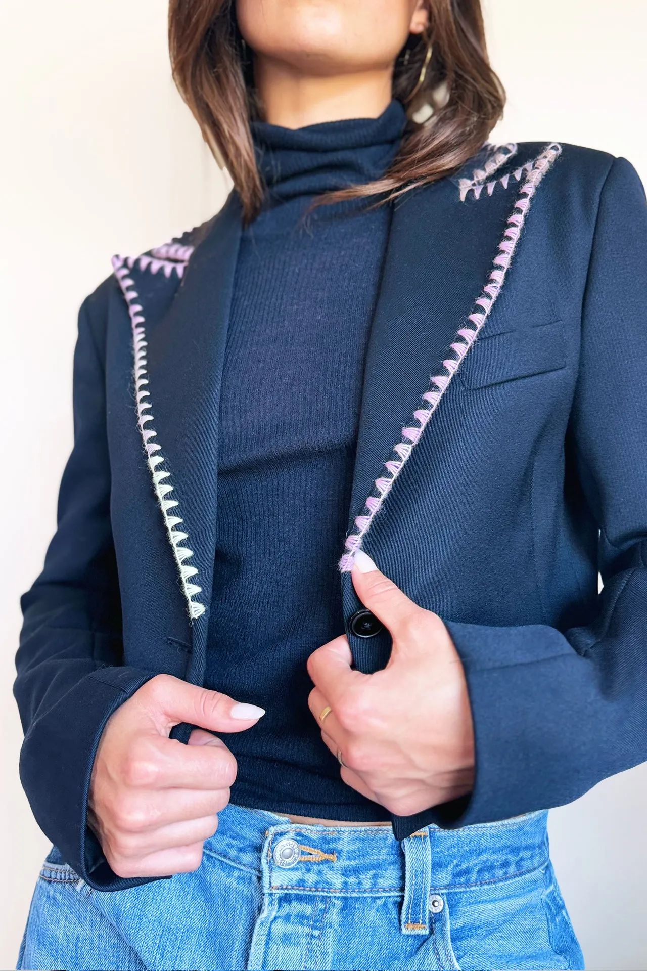 Claramonte Bolero in Dark Navy
