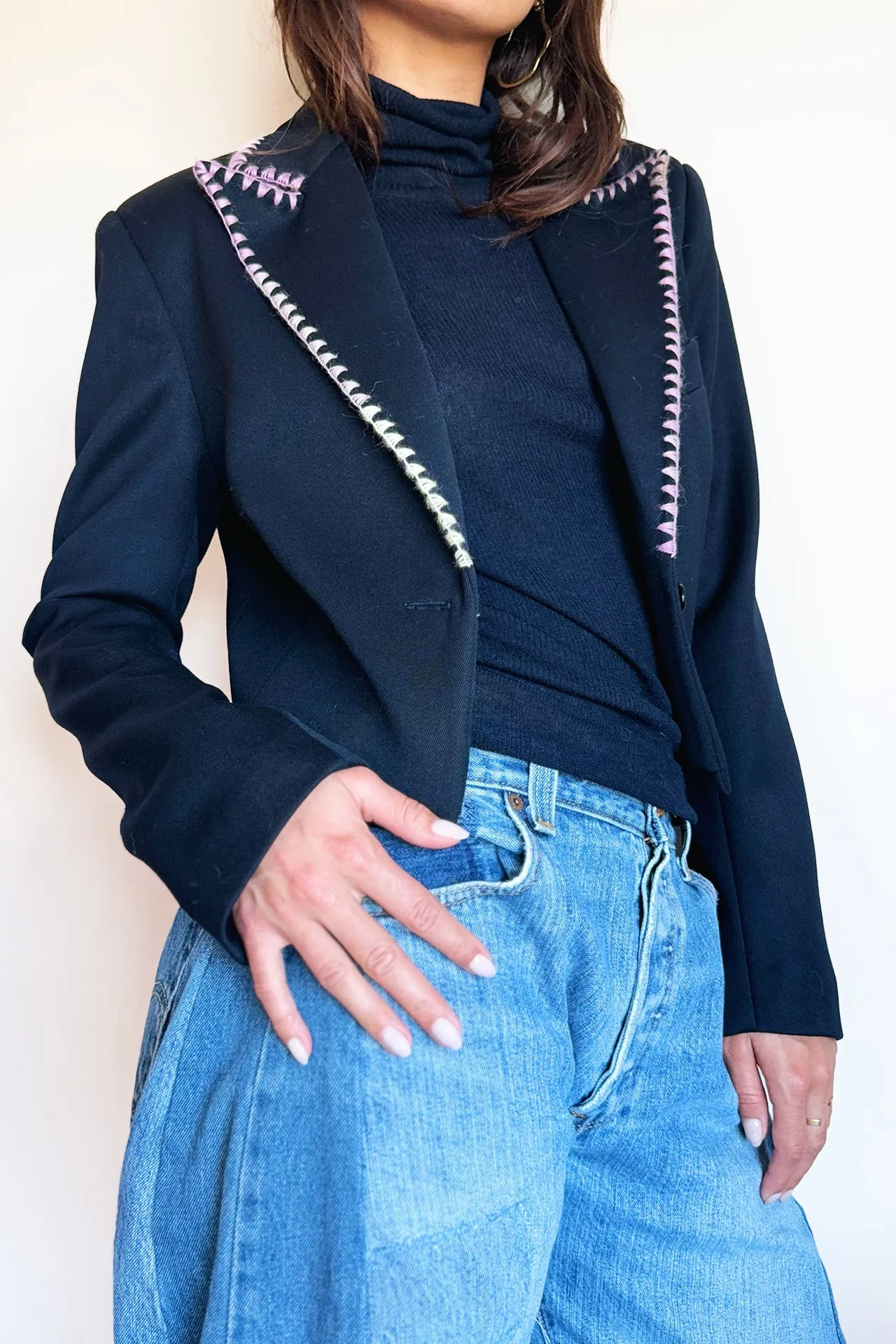 Claramonte Bolero in Dark Navy