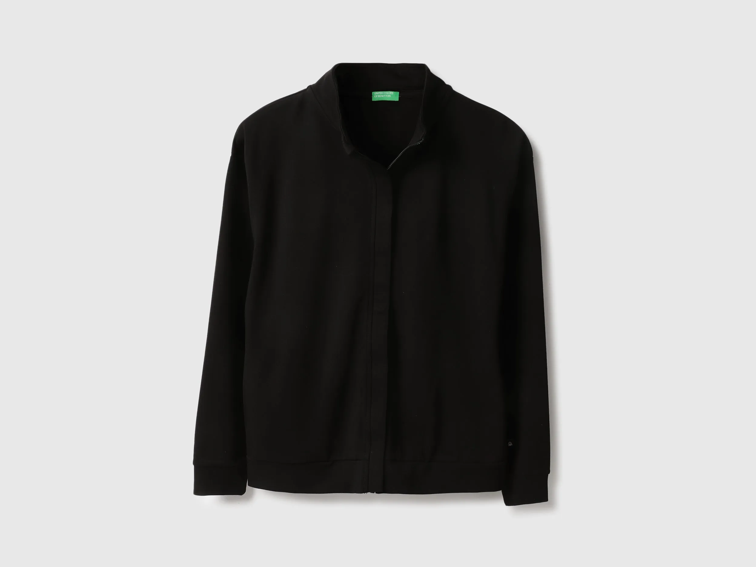 Collared Neck Solid Jackets