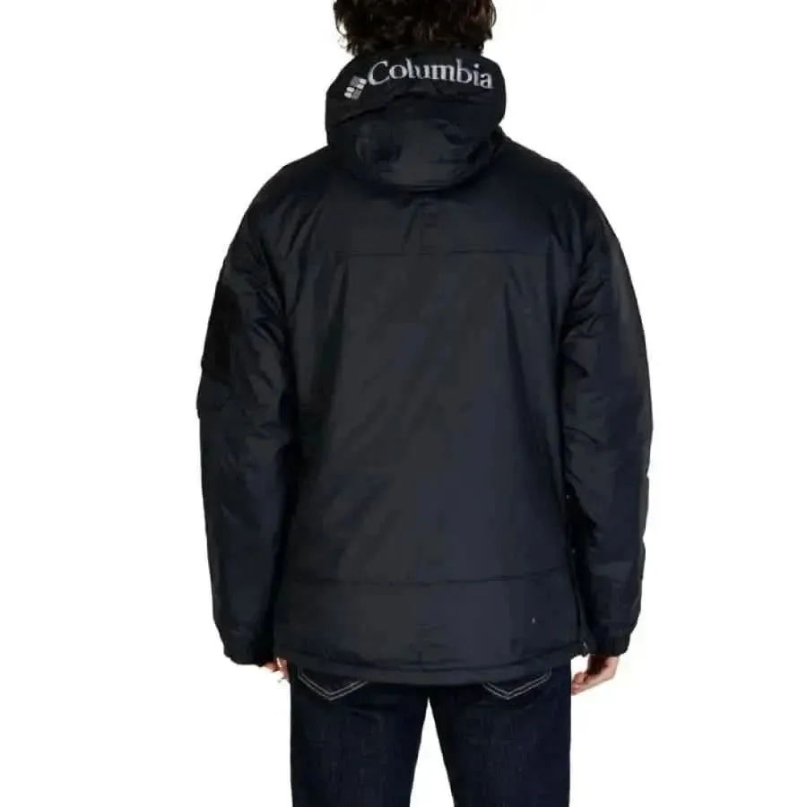 Columbia Men's Black Long Hooded Jacket