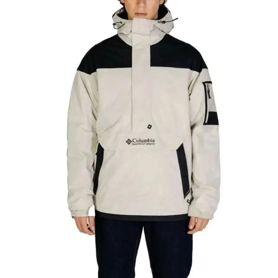 Columbia Men's Black Long Hooded Jacket