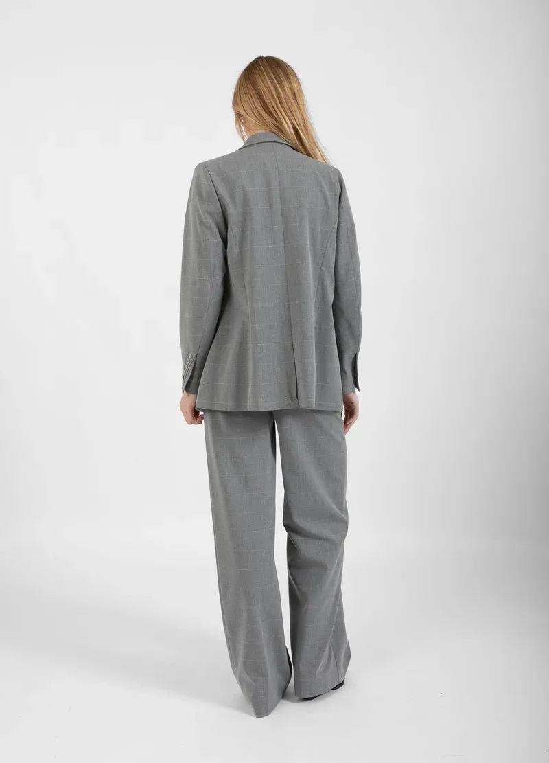 COSTER - Relaxed Blazer GREY CHECK