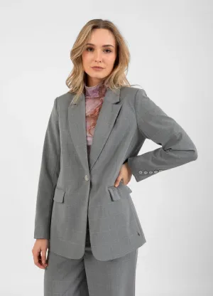 COSTER - Relaxed Blazer GREY CHECK