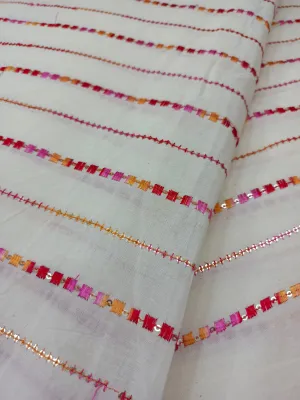 Cotton Embroidered Fabric