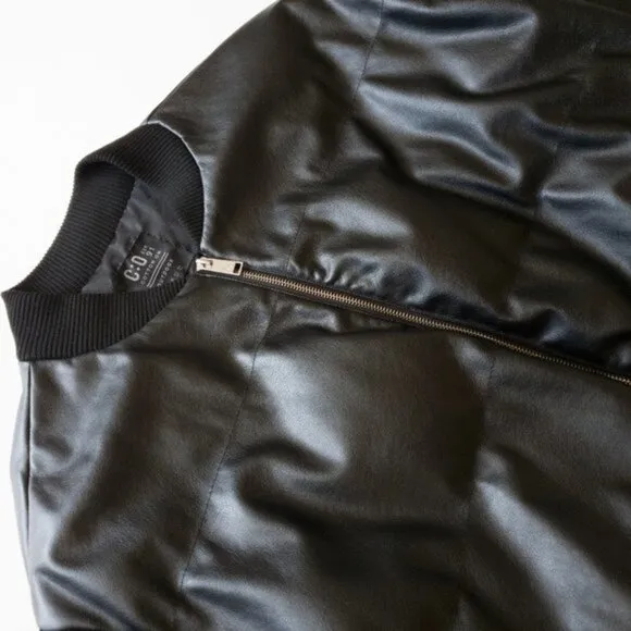 Cotton On Black Cropped Puffer Bomber Insolated Winter Jacket