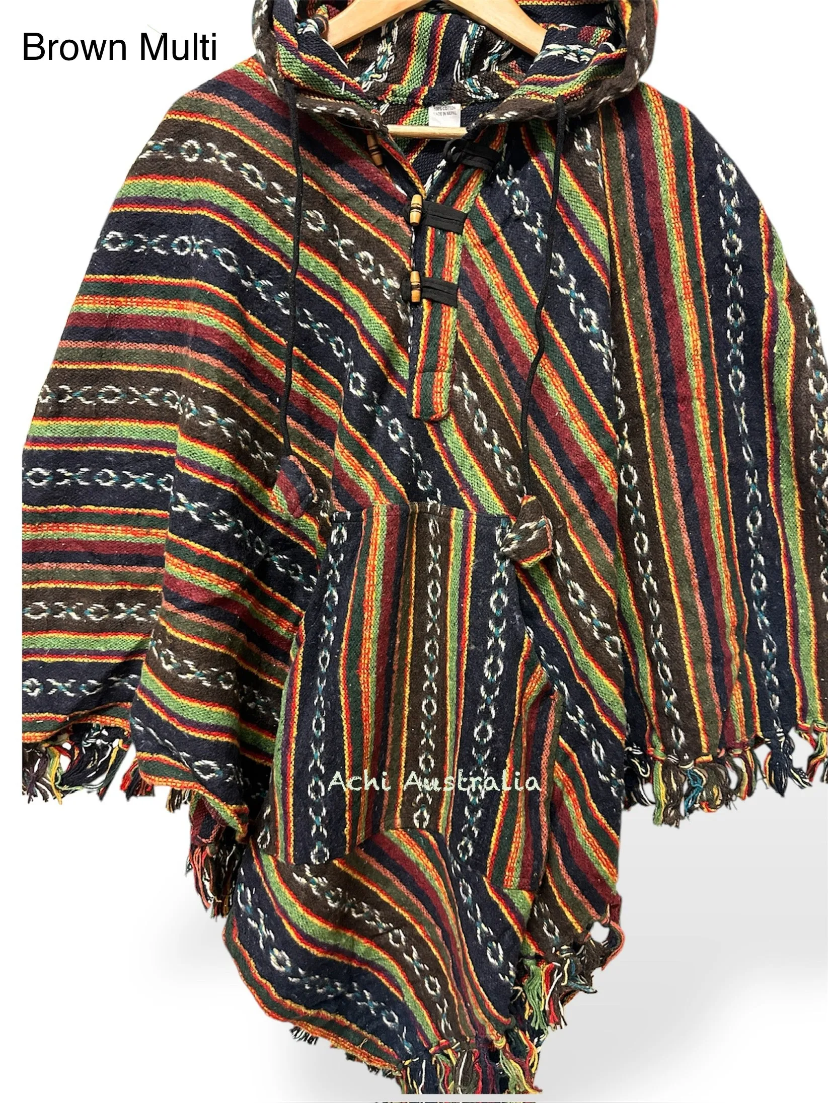 Cotton Poncho for both men and women