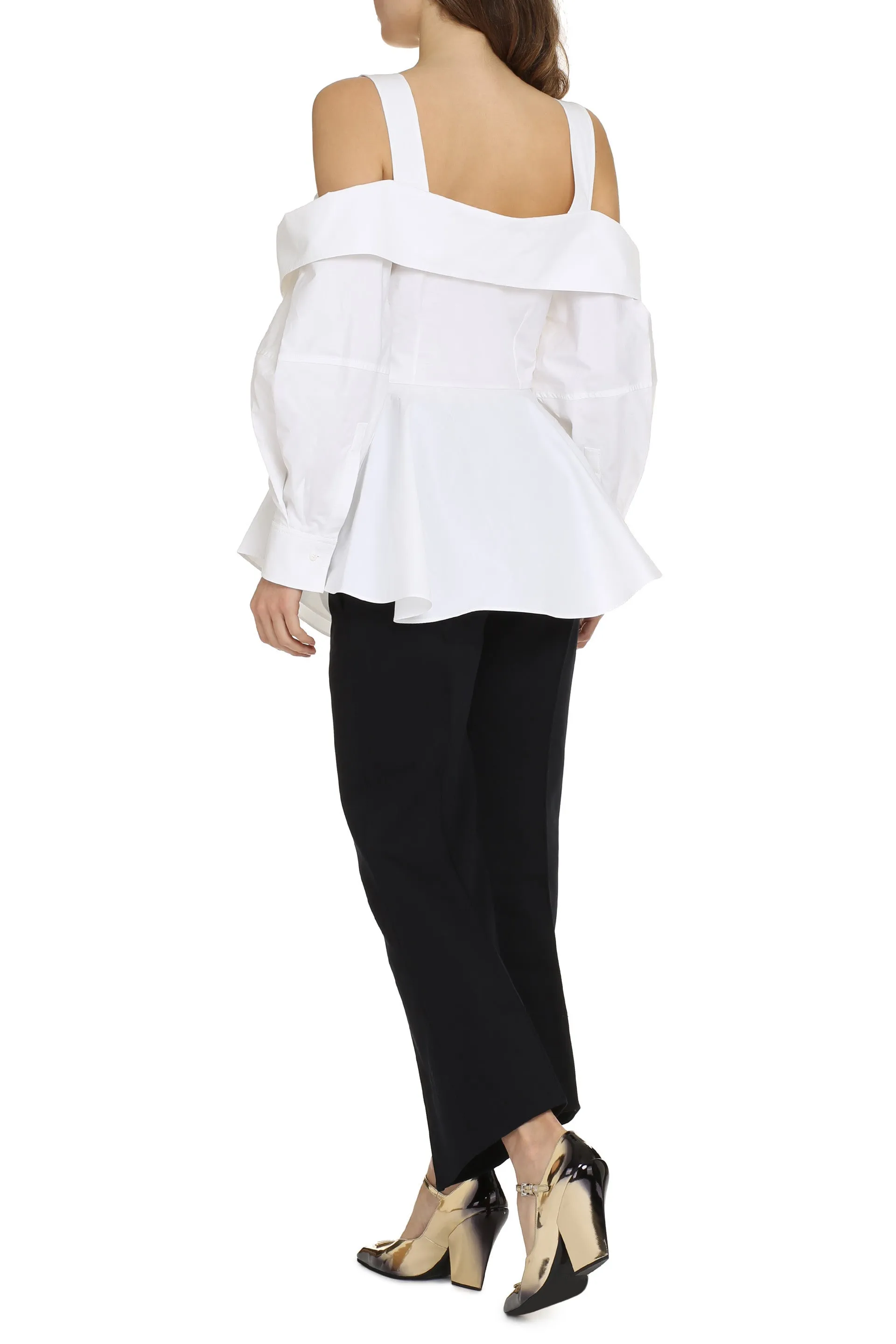 Cotton poplin shirt