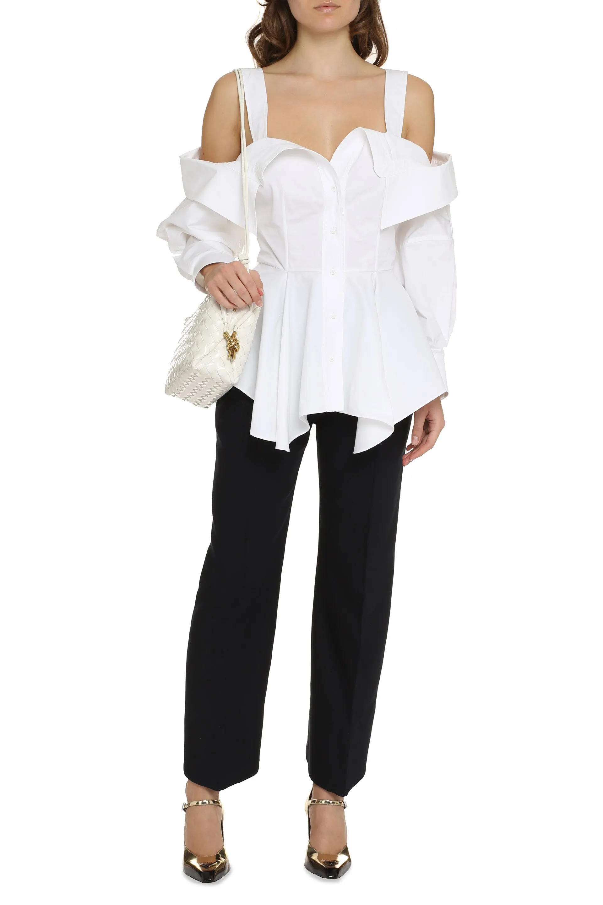 Cotton poplin shirt